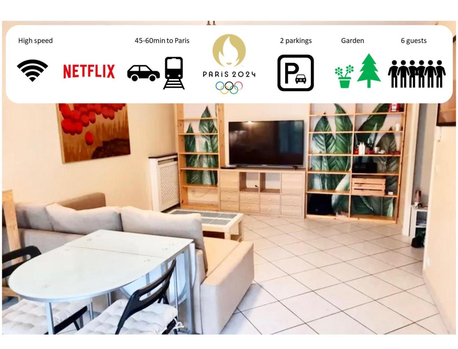 Appartement Calme Avec Jardin Proche De Paris Evry-Gregy-sur-Yerre Екстер'єр фото